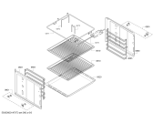 Схема №6 HBA43B221F с изображением Фронтальное стекло для духового шкафа Bosch 00685372