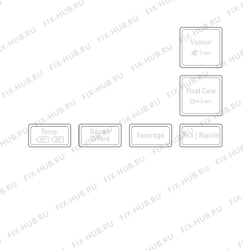 Большое фото - Переключатель для стиральной машины Indesit C00541409 в гипермаркете Fix-Hub