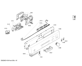 Схема №6 SGI45E16GB с изображением Передняя панель для посудомоечной машины Bosch 00449829
