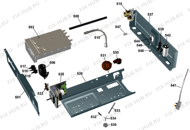 Взрыв-схема стиральной машины Gorenje W600 (door) UK   -White (900003233, WM33UK) - Схема узла 05