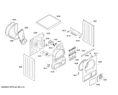 Схема №5 WT46W5C1FG с изображением Вкладыш для сушильной машины Siemens 00621401