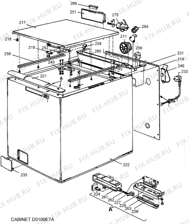 Схема №1 Tehokarhu 1100 Super D0110A8A FI   -White 4_5 kg (900000870, D0110A8A) с изображением Ручка (крючок) люка для стиральной машины Gorenje 289998