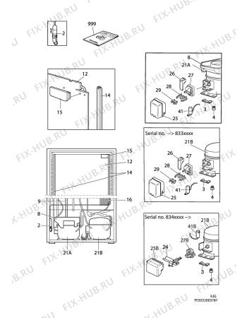 Взрыв-схема холодильника Aeg Electrolux S70332KG18 - Схема узла C10 Cold, users manual