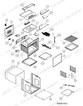 Схема №2 WGF5A4F3IX с изображением Другое для холодильной камеры Whirlpool 488000525114