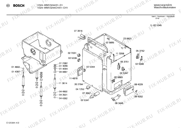 Схема №3 0722044630 V3414 с изображением Индикаторный диск для стиральной машины Bosch 00027306