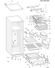 Схема №3 ENF3353XELFR (F011742) с изображением Держатель для холодильника Indesit C00047710