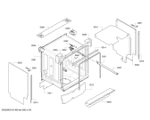 Схема №6 SMI50M15EU с изображением Передняя панель для посудомоечной машины Bosch 00677662