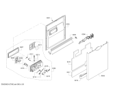 Схема №6 SHU43C07UC Bosch с изображением Внешняя дверь для посудомойки Bosch 00680004