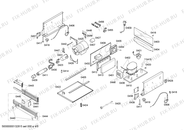 Схема №5 FID18P30 с изображением Тэн оттайки для холодильника Bosch 00664159