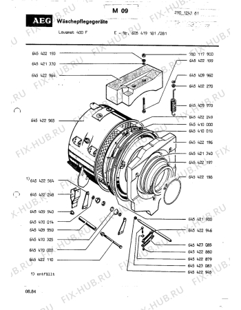 Взрыв-схема посудомоечной машины Aeg LAV400 F - Схема узла Section3