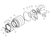 Схема №6 MDE 9901   -AES (900002627, TD44A) с изображением Декоративная панель для стиралки Gorenje 349218