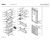 Схема №3 KGS3765IE с изображением Дверь для холодильной камеры Bosch 00236041