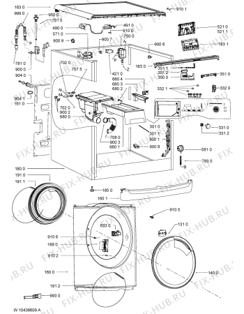 Схема №2 FL 9120 с изображением Микромодуль для стиралки Whirlpool 481010424811