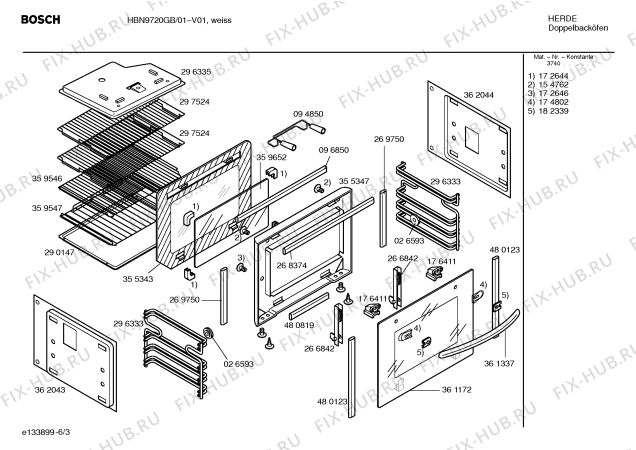 Схема №6 HB95054 с изображением Часы для духового шкафа Siemens 00183206