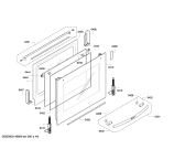 Схема №6 B13P40N1FR с изображением Панель управления для плиты (духовки) Bosch 00701126
