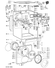 Схема №2 AWM 041 с изображением Стойка для стиралки Whirlpool 481250018104