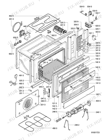 Схема №1 AKG 637 IX с изображением Обшивка для электропечи Whirlpool 481245938036