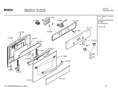 Схема №4 HBN2251EU с изображением Передняя сторона из нержавеющей стали для духового шкафа Bosch 00431774