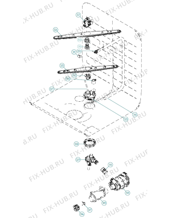Схема №6 D5142 XL HI NO   -Black SI (338158, DW70.5) с изображением Дверь для посудомойки Gorenje 260174