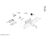 Схема №5 3HB549X с изображением Блок подключения для плиты (духовки) Bosch 00615968