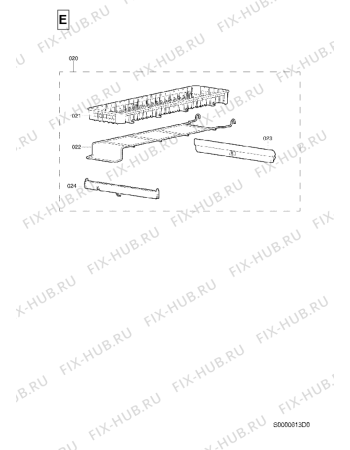 Схема №6 GS 6971 IN с изображением Панель для посудомоечной машины Whirlpool 482000008512