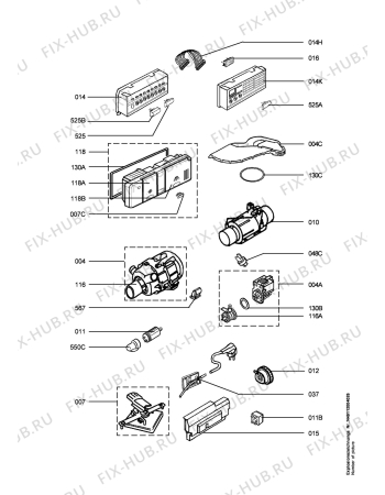 Схема №7 FAV60850BIM с изображением Микромодуль для посудомойки Aeg 973911232642000