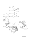 Схема №1 KEO 603 BL с изображением Обшивка для электропечи Whirlpool 481010695801