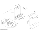 Схема №6 SHX8ER55UC с изображением Передняя панель для посудомойки Bosch 00706012