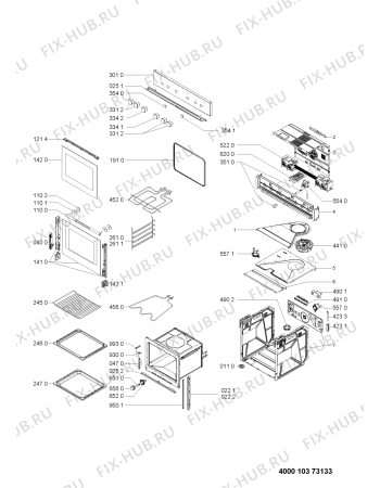 Схема №1 ESZ 8469/IN с изображением Клавиша для плиты (духовки) Whirlpool 481221470842