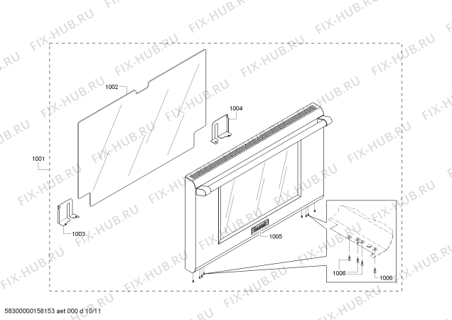 Схема №11 PRL364JDG с изображением Труба для плиты (духовки) Bosch 00706602