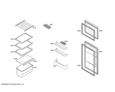 Схема №3 CK255302 Constructa Energy с изображением Дверь морозильной камеры для холодильника Bosch 00476842