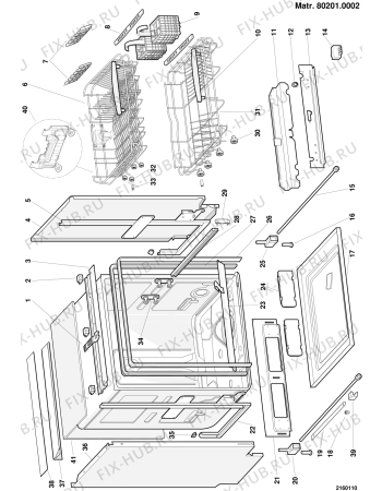 Схема №3 LSI65 (F017830) с изображением Сенсорная панель для посудомойки Indesit C00058666