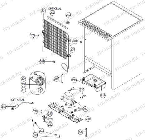 Схема №3 RT-4172 W (136295) с изображением Поверхность для холодильной камеры Gorenje 405135