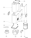 Схема №5 HI9IX (F018147) с изображением Кнопка, ручка переключения для стиралки Indesit C00063916
