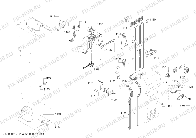 Схема №13 T42BD810NS с изображением Компрессор для посудомойки Bosch 00674112