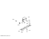 Схема №3 KK25F68TI с изображением Цоколь для холодильной камеры Bosch 00445477