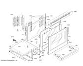 Схема №6 HBN565651 с изображением Панель управления для электропечи Bosch 00664685
