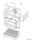 Схема №5 BE200362KM с изображением Панель для плиты (духовки) Aeg 140021633056