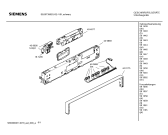 Схема №6 SE60T390EU с изображением Рамка для электропосудомоечной машины Siemens 00440175