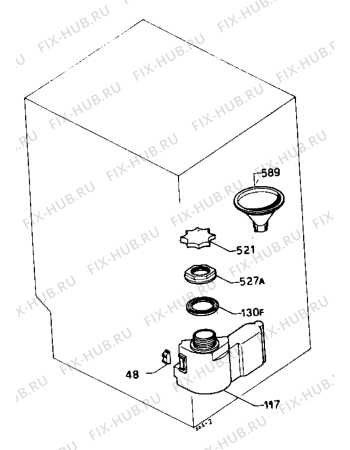 Взрыв-схема посудомоечной машины Zanussi IT45 - Схема узла Water softener 066