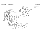 Схема №5 HM41320BY Siemens с изображением Передняя часть корпуса для духового шкафа Siemens 00360793