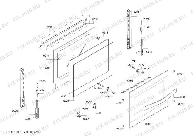 Схема №5 3HB559BCT H.BA.PY.L3D.IN.GLASS.GL/.B.E3_MCT/ с изображением Модуль управления, запрограммированный для плиты (духовки) Bosch 00746056