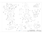 Схема №1 STIROM.PROF.3000 BLUE/LIGHT BL с изображением Утюжок ARIETE AT2036012110