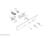 Схема №6 B15M42N3EU с изображением Панель управления для плиты (духовки) Bosch 00744666
