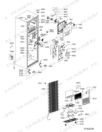 Схема №2 WTS 4445 A+NFX AQUA с изображением Контейнер для холодильника Whirlpool 482000002781