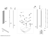Схема №6 T24IF800SP с изображением Шарнир крышки для холодильной камеры Bosch 00623713