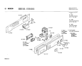 Схема №5 0722044605 V6321 с изображением Панель управления для стиралки Bosch 00117608