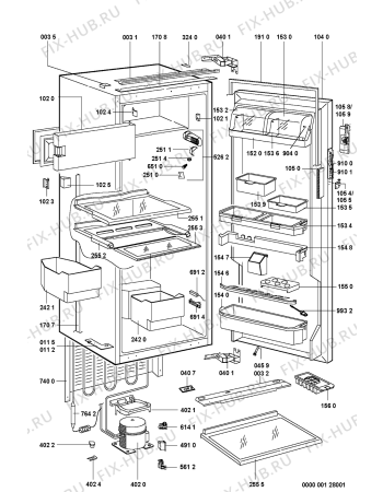 Схема №1 KVIE 1309/1/A с изображением Дверка для холодильной камеры Whirlpool 481244029425