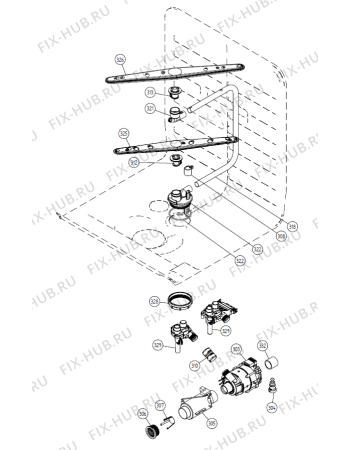 Схема №6 D600 SF   -White Bi (900001081, DW20.1) с изображением Сенсорная панель для посудомоечной машины Gorenje 361338