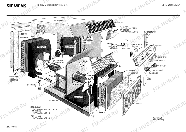 Схема №1 0703900021 RK13 с изображением Фильтр для стиралки Bosch 00105306